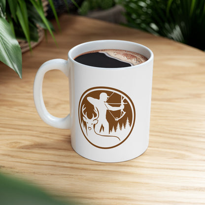 Bowhunter for Life Coffee Mug | Perfect for Outdoor Enthusiasts, Coffee Lovers, and Camping