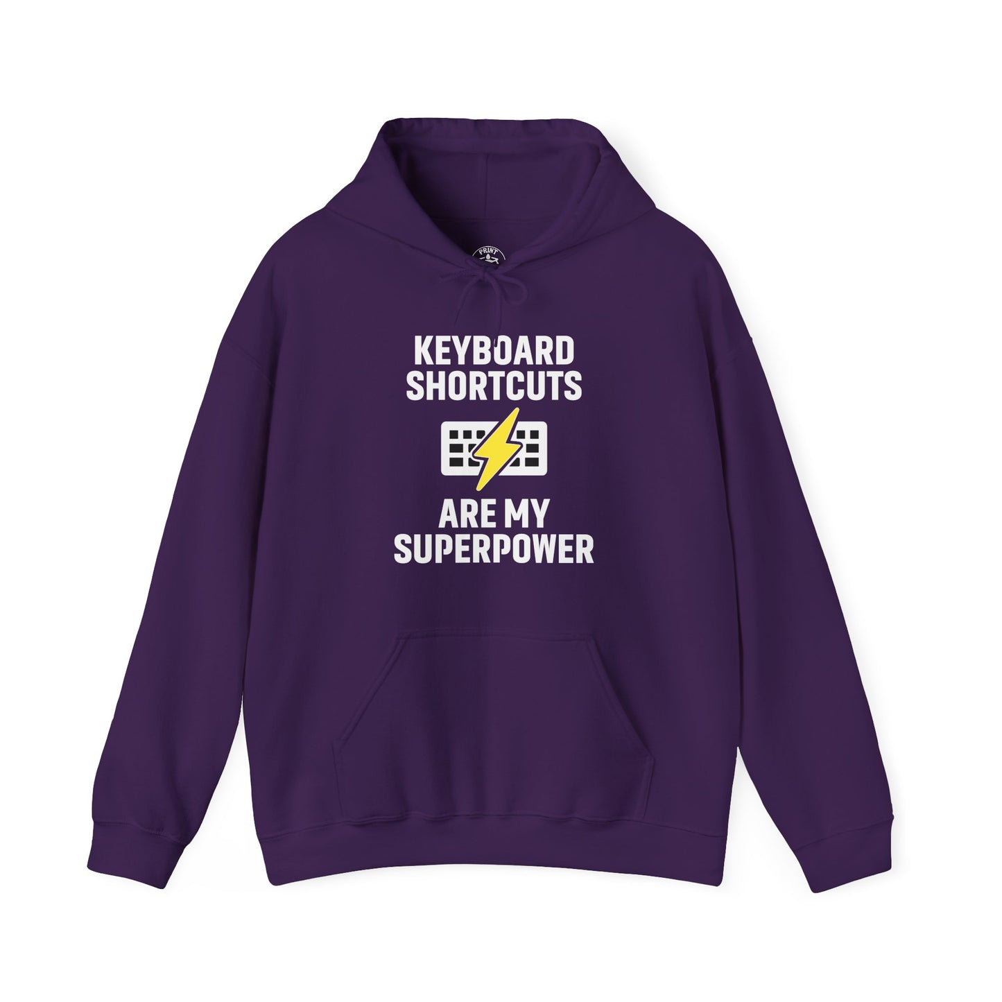 Keyboard Shortcuts Are My Superpower Hoodie | Programmer Gift, Tech Lover Apparel, Office Gift, Geek Fashion