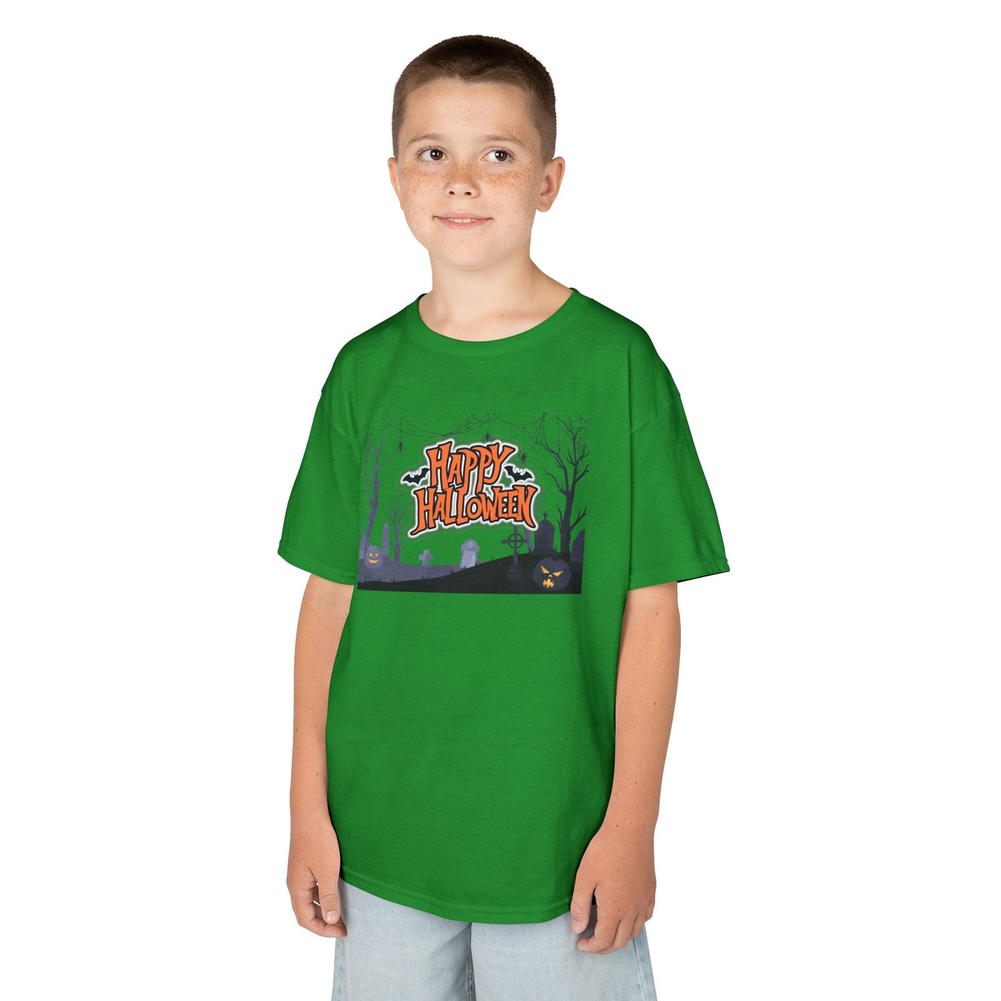 Kids Halloween T-Shirt, Spooky Fun Apparel, Halloween Costume Tee, Trick-or-Treat Shirt, Kids Party Wear, Seasonal Gift