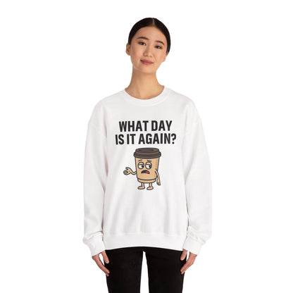 Funny Coffee Sweatshirt with Sassy Quote, Unisex Crewneck for Coffee Lovers, Perfect Gift for Birthdays or Relaxation Days