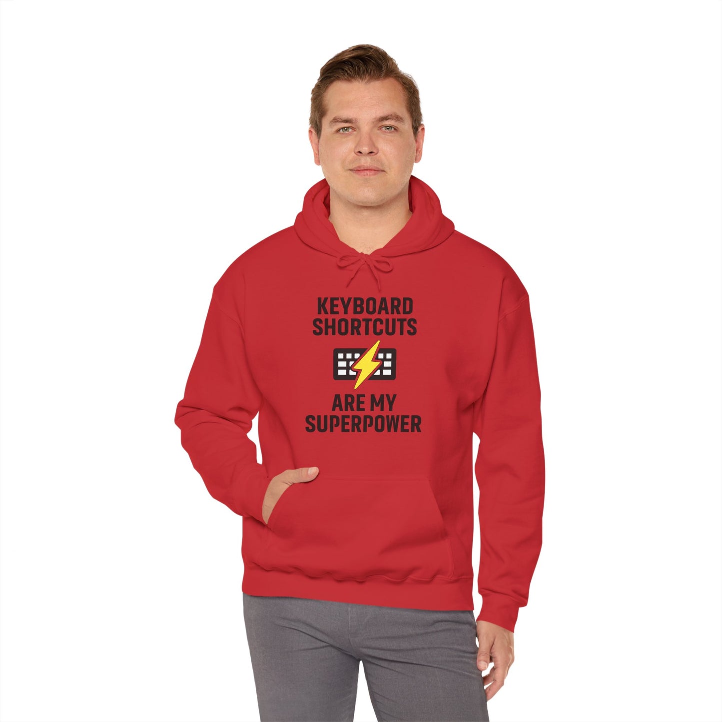 Keyboard Shortcuts Are My Superpower Hoodie - Tech Lovers, Gift for Programmers, Office Gift, Casual Wear