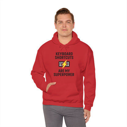 Keyboard Shortcuts Are My Superpower Hoodie - Tech Lovers, Gift for Programmers, Office Gift, Casual Wear