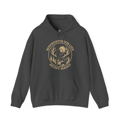 Hunt Hard Hoodie - Adventure Awaits, Perfect for Outdoor Enthusiasts, Gift for Hunters, Fall Fashion, Cozy Sweatshirt