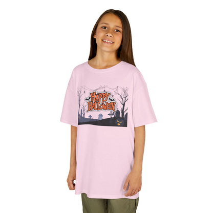Kids Halloween T-Shirt, Spooky Fun Apparel, Halloween Costume Tee, Trick-or-Treat Shirt, Kids Party Wear, Seasonal Gift