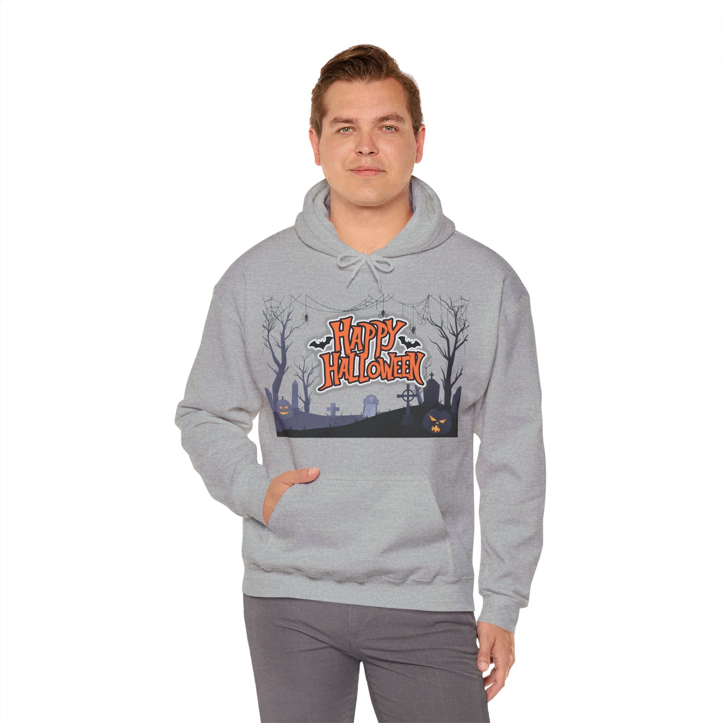 Halloween Hoodie, Cozy Unisex Hoodie, Spooky Season Apparel, Autumn Fashion, October 31st Celebration, Gift for Halloween Lovers