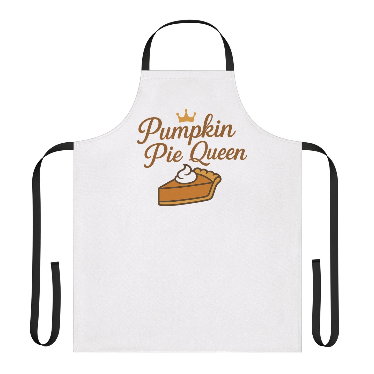 Pumpkin Pie Queen Apron - Perfect for Thanksgiving Bakers, Holiday Cooking, Kitchen Decor, Gift for Her, Fun Cooking Apron