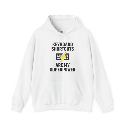 Keyboard Shortcuts Are My Superpower Hoodie - Tech Lovers, Gift for Programmers, Office Gift, Casual Wear