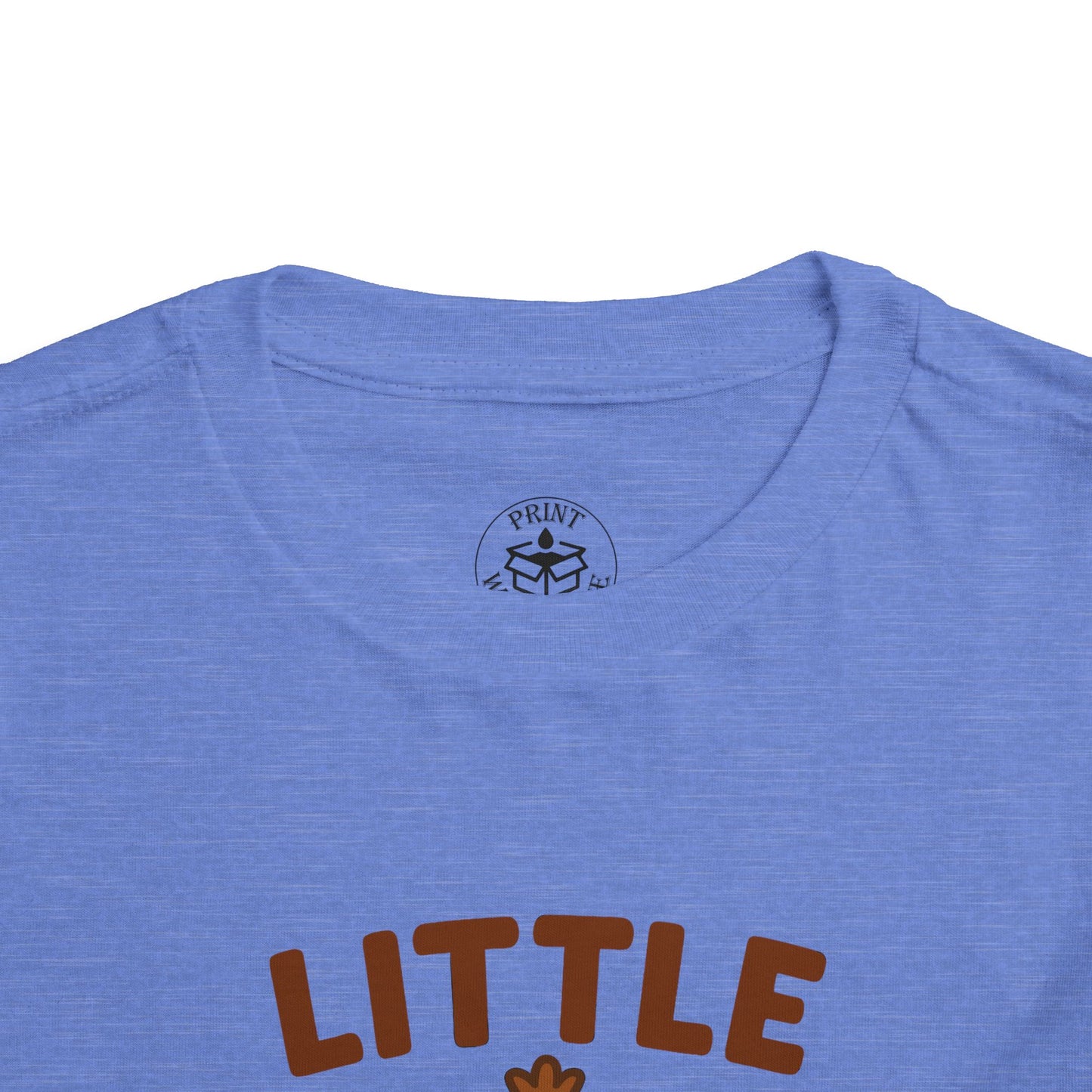 Little Gobbler Toddler Unisex T-Shirt | Thanksgiving Tee, Cute Turkey T-Shirt for Kids, Fall Family Celebration Wear