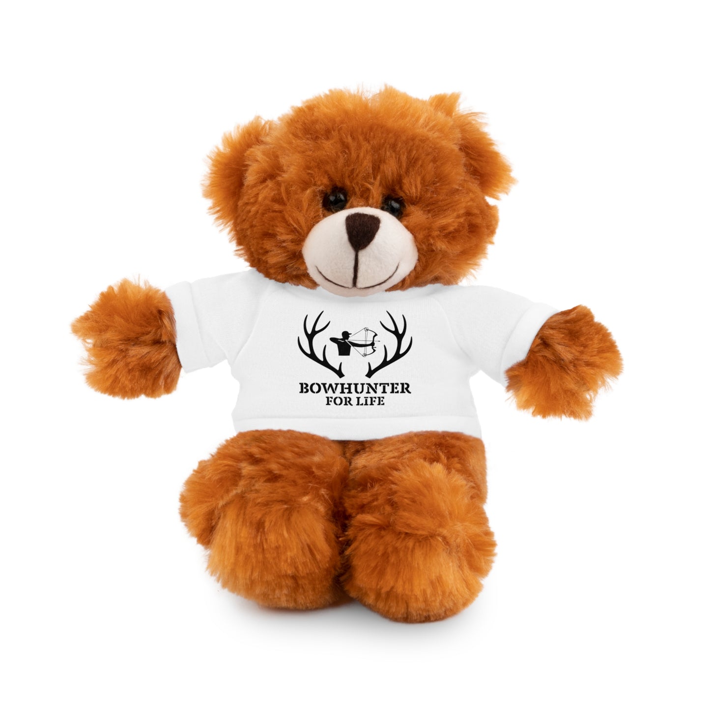 Stuffed Animals with Bowhunter for Life Custom Printed Tee