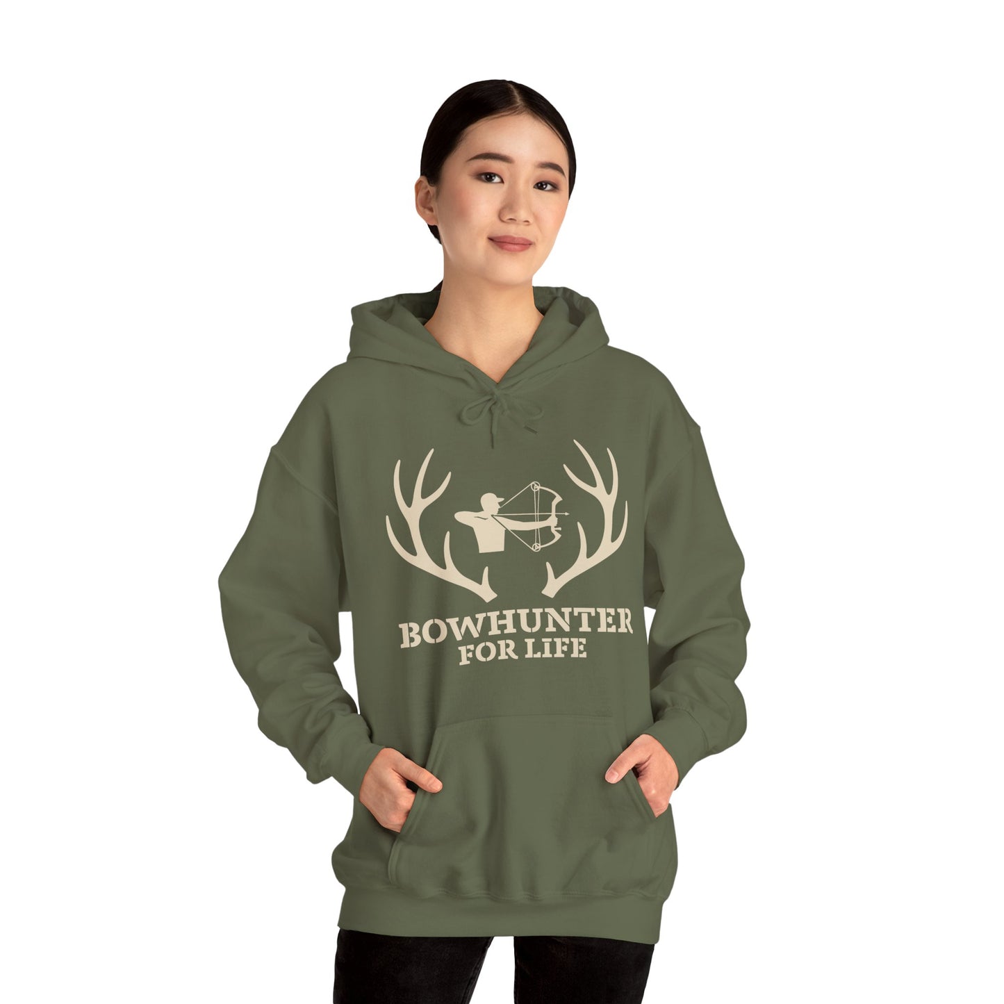 Bowhunter For Life Unisex Hoodie | Perfect Gift for Hunters, Outdoor Enthusiasts, Archery Lovers, Camping