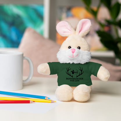 Stuffed Animals with Bowhunter for Life Custom Printed Tee