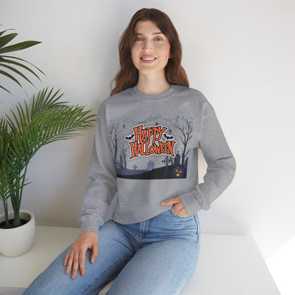 Halloween Crewneck Sweatshirt, Unisex Cozy Sweater, Fall Apparel, Spooky Season Outfit, Gift for Halloween Lovers