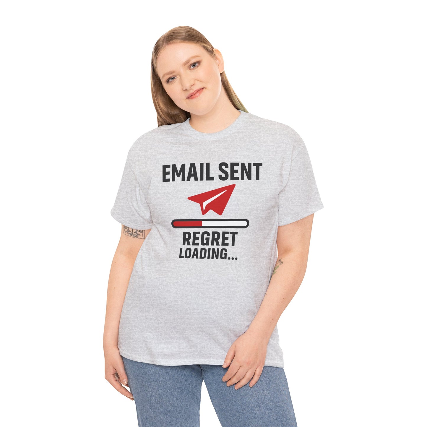 Email Sent Regret Loading Unisex T-Shirt | Funny Coworker Gift, Office Humor, Casual Wear, Quirky Tee