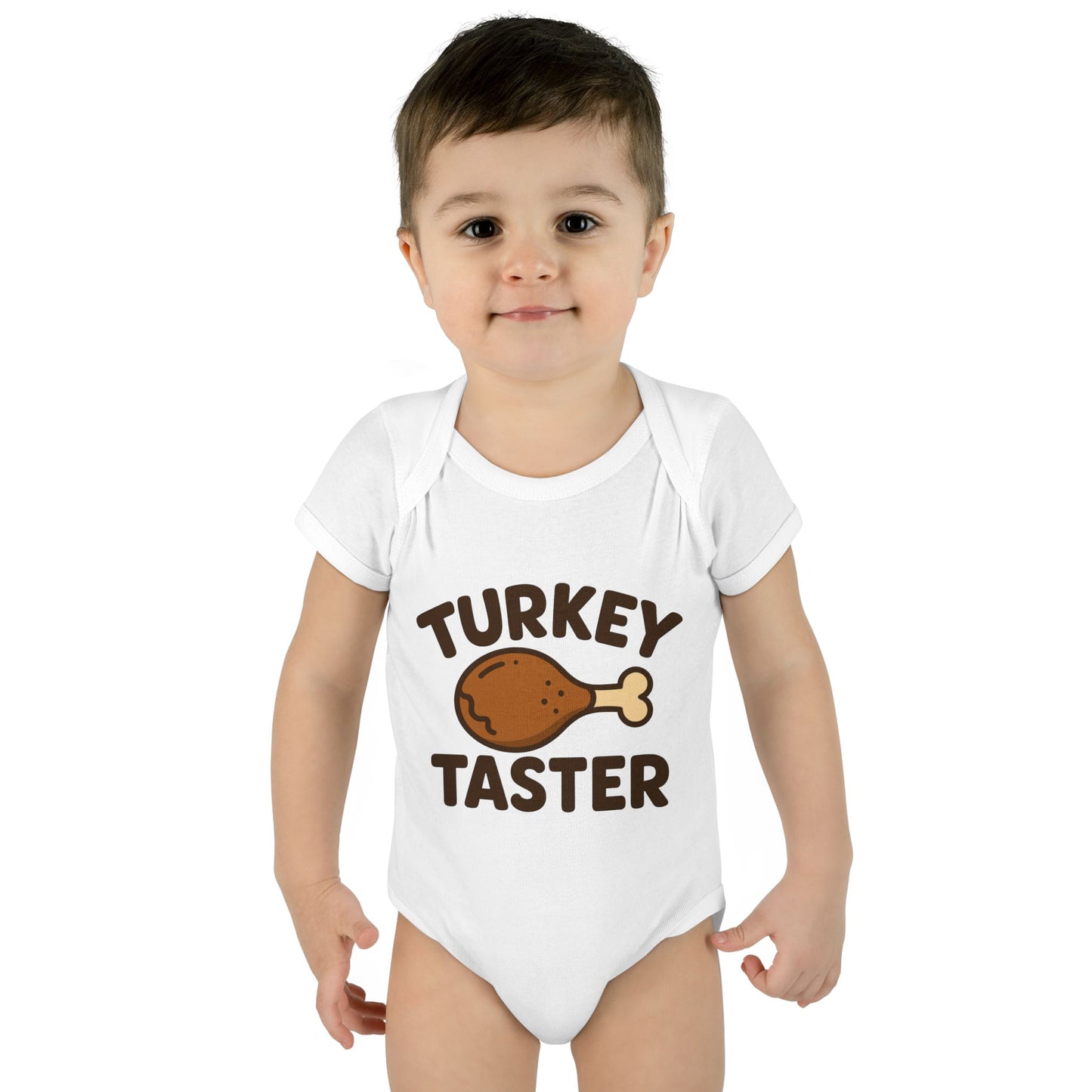 Thanksgiving Baby Bodysuit, Cute Infant Outfit, Holiday Gift for Newborns, Turkey Taster Onesie, Baby Shower Present, Fall Celebration
