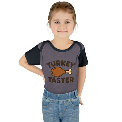 Thanksgiving Baby Bodysuit, Cute Infant Outfit, Holiday Gift for Newborns, Turkey Taster Onesie, Baby Shower Present, Fall Celebration