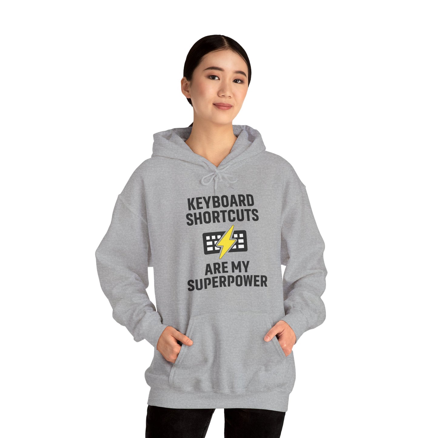 Keyboard Shortcuts Are My Superpower Hoodie - Tech Lovers, Gift for Programmers, Office Gift, Casual Wear