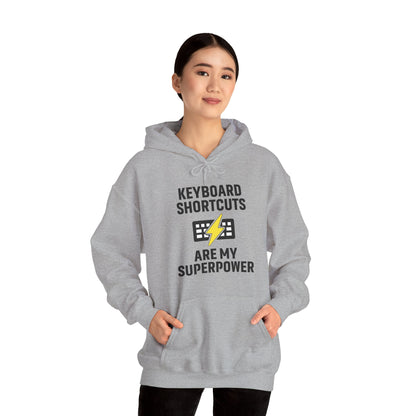 Keyboard Shortcuts Are My Superpower Hoodie - Tech Lovers, Gift for Programmers, Office Gift, Casual Wear