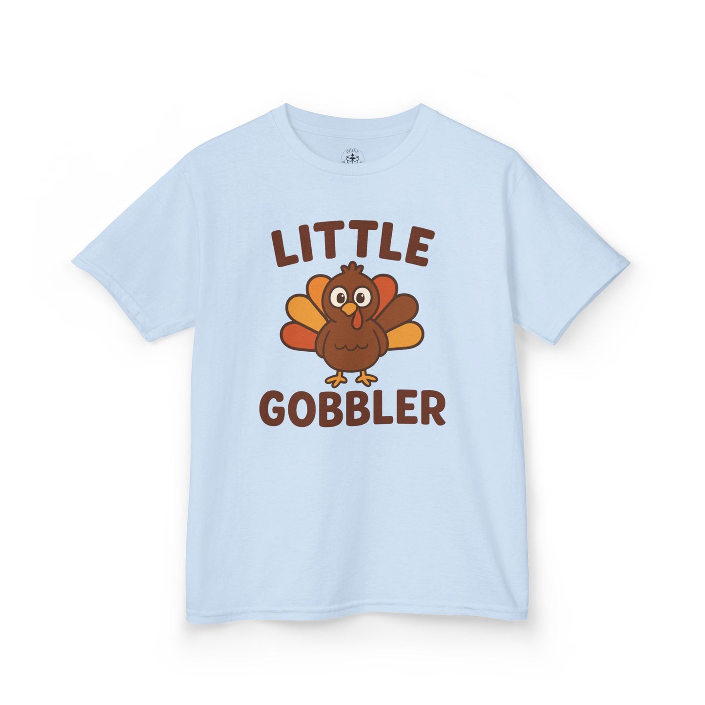 Little Gobbler Youth Unisex T-Shirt | Thanksgiving Kids Tee, Fall Family Fun Tee, Holiday Gift for Kids, Cute Thanksgiving Apparel