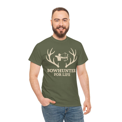 Bowhunter For Life Unisex T-Shirt | Archery Shirt, Outdoor Apparel, Gift for Hunters, Hunting Enthusiasts, Casual Wear