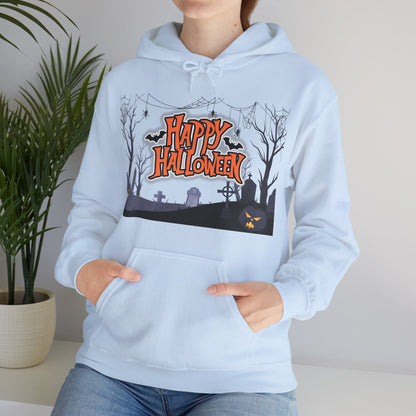 Halloween Hoodie, Cozy Unisex Hoodie, Spooky Season Apparel, Autumn Fashion, October 31st Celebration, Gift for Halloween Lovers