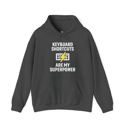 Keyboard Shortcuts Are My Superpower Hoodie | Programmer Gift, Tech Lover Apparel, Office Gift, Geek Fashion