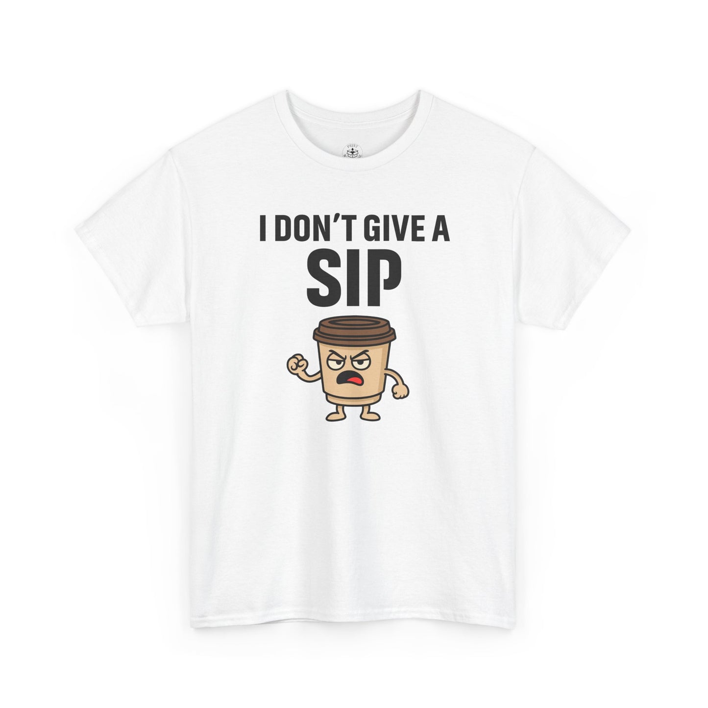 Funny Coffee Tee, I Don't Give a Sip Unisex Shirt, Gift for Coffee Lovers, Humor T-Shirt, Casual Office Wear