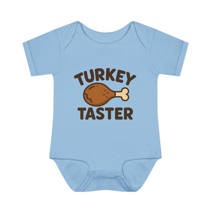 Thanksgiving Baby Bodysuit, Cute Infant Outfit, Holiday Gift for Newborns, Turkey Taster Onesie, Baby Shower Present, Fall Celebration