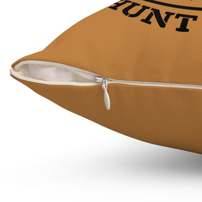 Hunting Themed Pillow, Bowhunter for Life Square Cushion, Rustic Decor, Outdoor Gifts, Campfire Accessories, Home and Cabin Decor