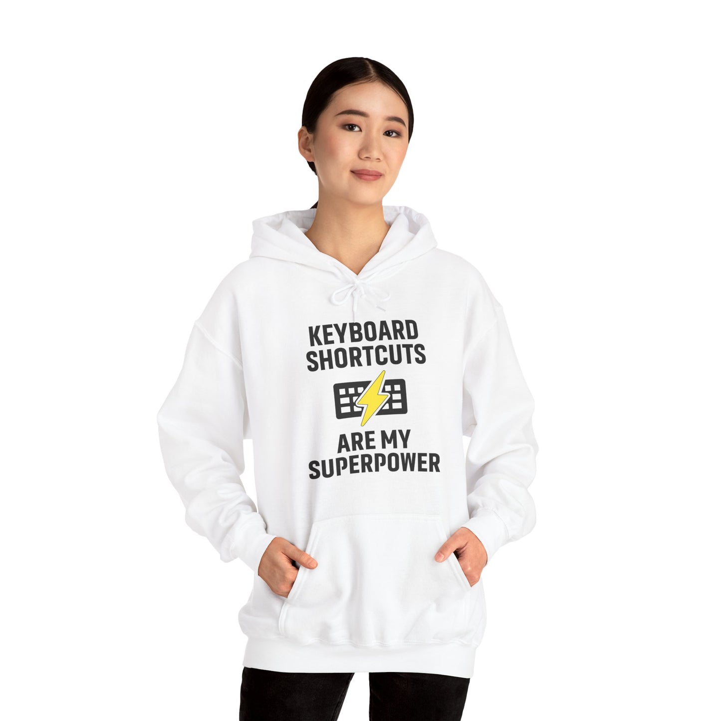 Keyboard Shortcuts Are My Superpower Hoodie - Tech Lovers, Gift for Programmers, Office Gift, Casual Wear