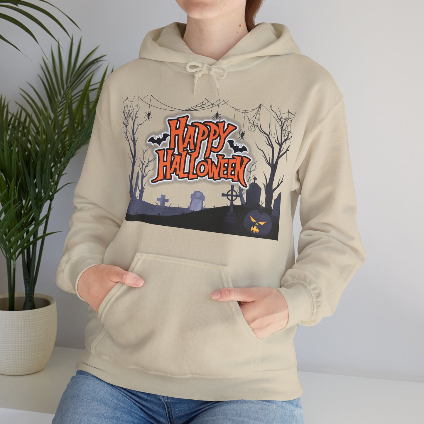 Halloween Hoodie, Cozy Unisex Hoodie, Spooky Season Apparel, Autumn Fashion, October 31st Celebration, Gift for Halloween Lovers