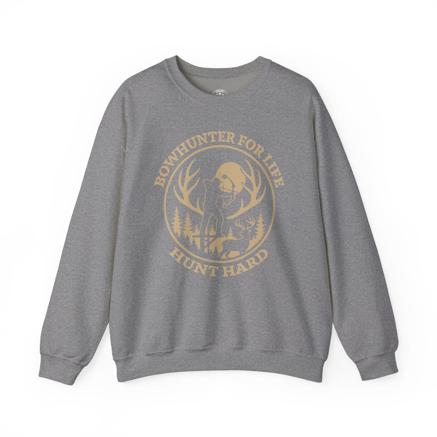 Bowhunter For Life Unisex Sweatshirt | Hunting Apparel, Outdoor Lovers, Great Gift for Hunters, Fall Apparel