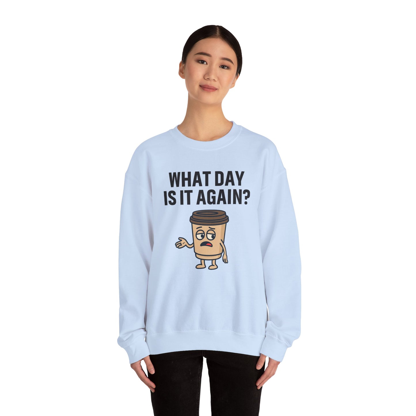 Funny Coffee Sweatshirt with Sassy Quote, Unisex Crewneck for Coffee Lovers, Perfect Gift for Birthdays or Relaxation Days