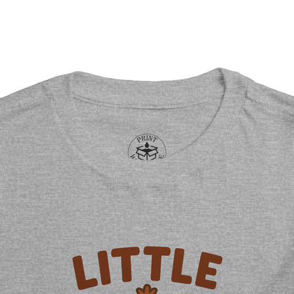 Little Gobbler Toddler Unisex T-Shirt | Thanksgiving Tee, Cute Turkey T-Shirt for Kids, Fall Family Celebration Wear