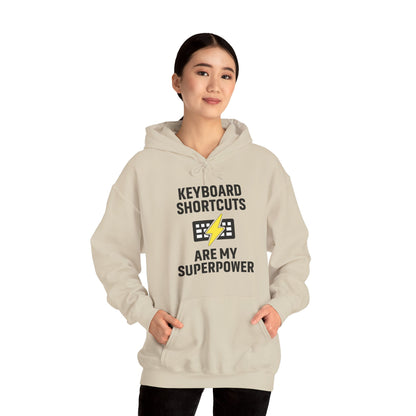 Keyboard Shortcuts Are My Superpower Hoodie - Tech Lovers, Gift for Programmers, Office Gift, Casual Wear