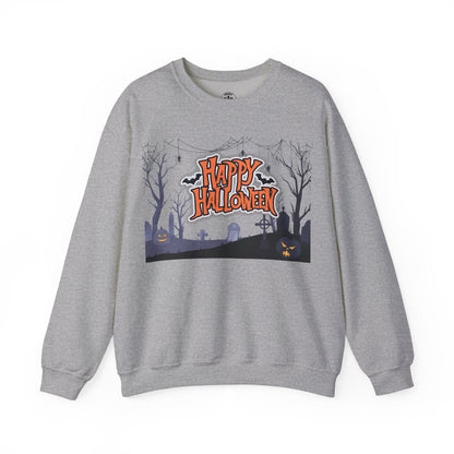 Halloween Crewneck Sweatshirt, Unisex Cozy Sweater, Fall Apparel, Spooky Season Outfit, Gift for Halloween Lovers