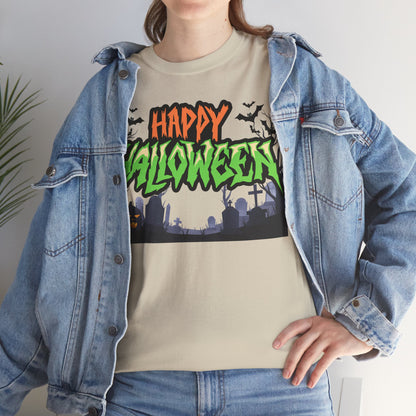 Halloween Graphic Tee, Unisex Heavy Cotton Shirt, Spooky Holiday Apparel, [...]