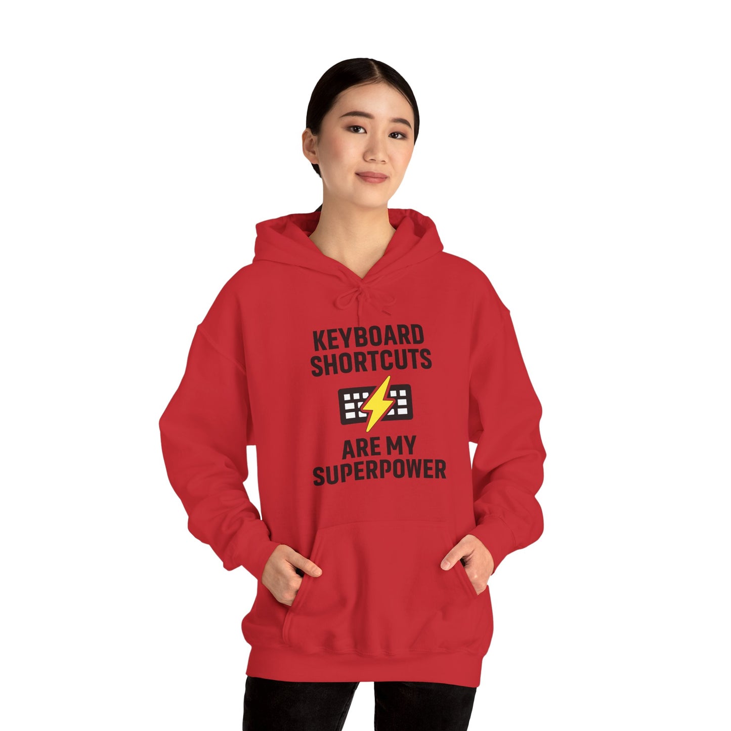 Keyboard Shortcuts Are My Superpower Hoodie - Tech Lovers, Gift for Programmers, Office Gift, Casual Wear