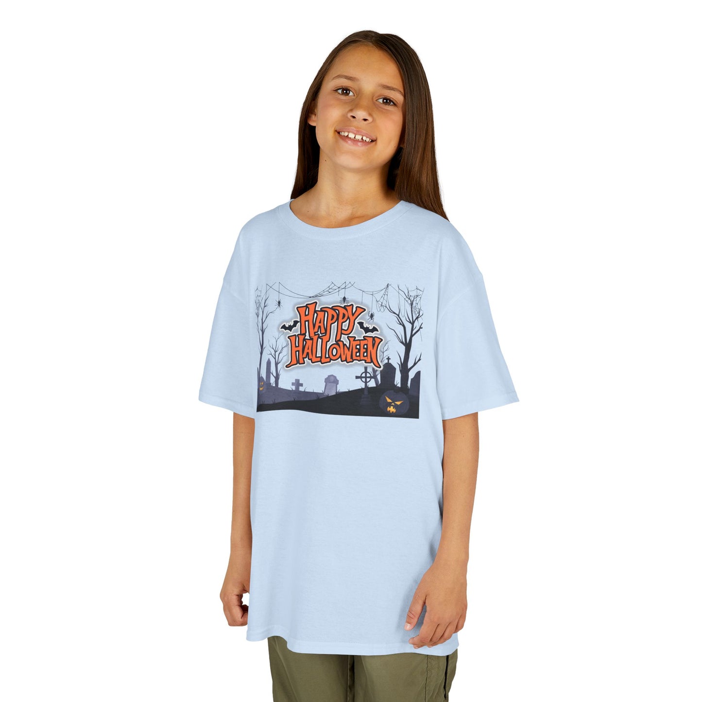 Kids Halloween T-Shirt, Spooky Fun Apparel, Halloween Costume Tee, Trick-or-Treat Shirt, Kids Party Wear, Seasonal Gift