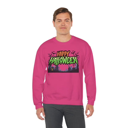 Happy Halloween Crewneck Sweatshirt, Halloween Apparel, Fall Fashion, [...]