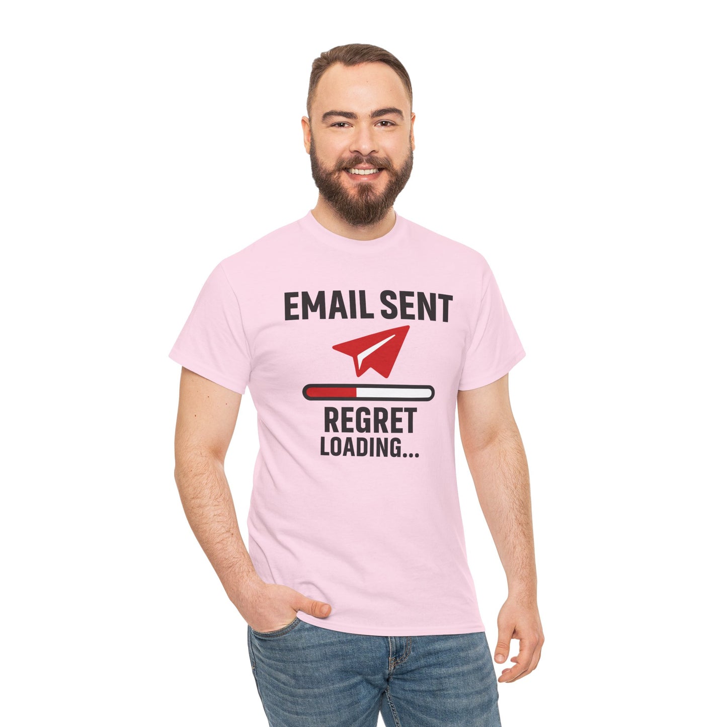 Email Sent Regret Loading Unisex T-Shirt | Funny Coworker Gift, Office Humor, Casual Wear, Quirky Tee