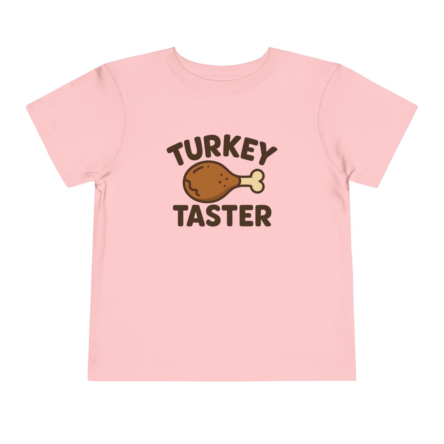 Turkey Taster Toddler Unisex T-Shirt | Fun Holiday Shirt, Thanksgiving Apparel, Gift for Kids, Cute Foodie Outfit