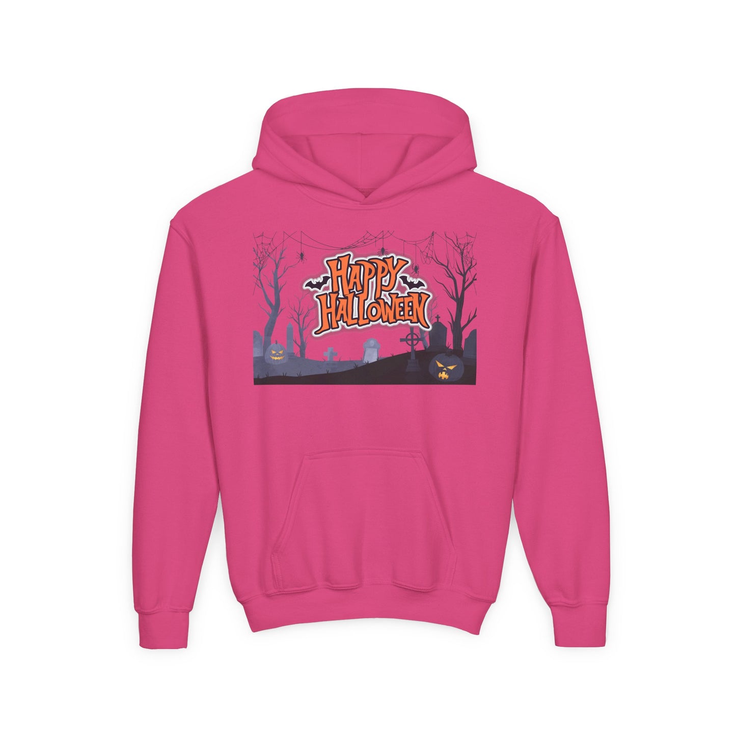 Youth Halloween Sweatshirt - Cozy Fall Apparel, Spooky Season Gift, Kids Hoodie, Holiday Celebration Wear, Trick or Treat Outfit
