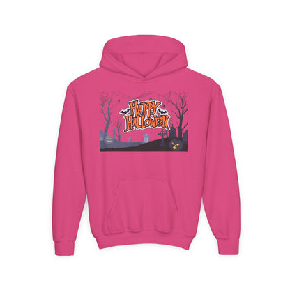 Youth Halloween Sweatshirt - Cozy Fall Apparel, Spooky Season Gift, Kids Hoodie, Holiday Celebration Wear, Trick or Treat Outfit