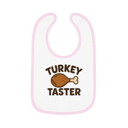Turkey Taster Baby Bib | Thanksgiving Baby Bib, Holiday Infant Bib, Baby Shower Gift, Toddler Feeding Accessory