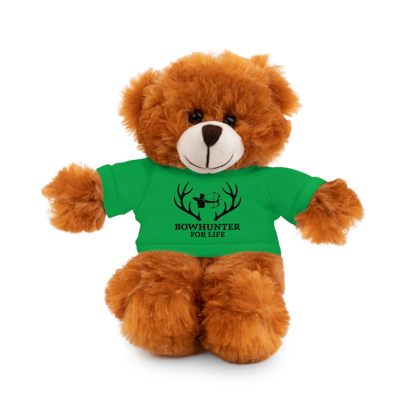 Stuffed Animals with Bowhunter for Life Custom Printed Tee