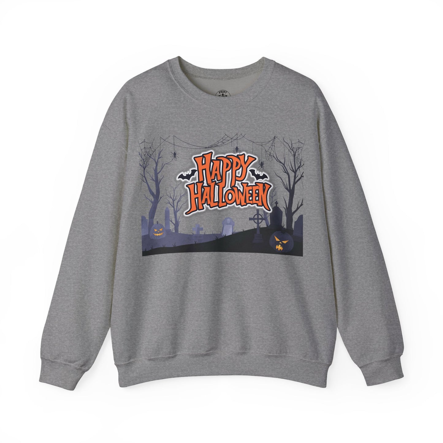 Halloween Crewneck Sweatshirt, Unisex Cozy Sweater, Fall Apparel, Spooky Season Outfit, Gift for Halloween Lovers