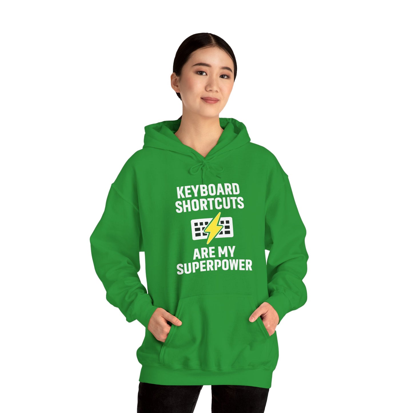 Keyboard Shortcuts Are My Superpower Hoodie | Programmer Gift, Tech Lover Apparel, Office Gift, Geek Fashion