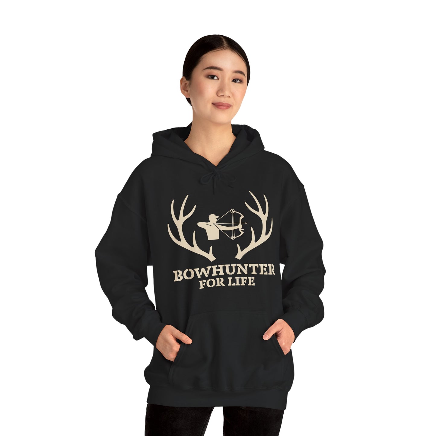 Bowhunter For Life Unisex Hoodie | Perfect Gift for Hunters, Outdoor Enthusiasts, Archery Lovers, Camping