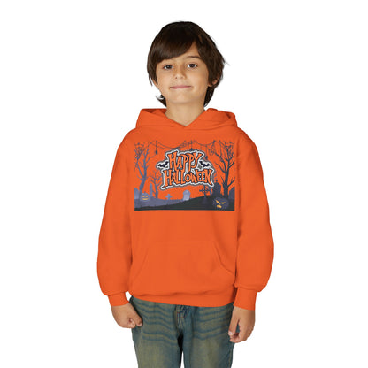 Youth Halloween Sweatshirt - Cozy Fall Apparel, Spooky Season Gift, Kids Hoodie, Holiday Celebration Wear, Trick or Treat Outfit