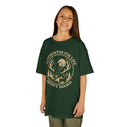 Bowhunter For Life Youth Unisex T-Shirt | Perfect Gift for Young Hunters, Outdoor Adventures, Nature Explorers